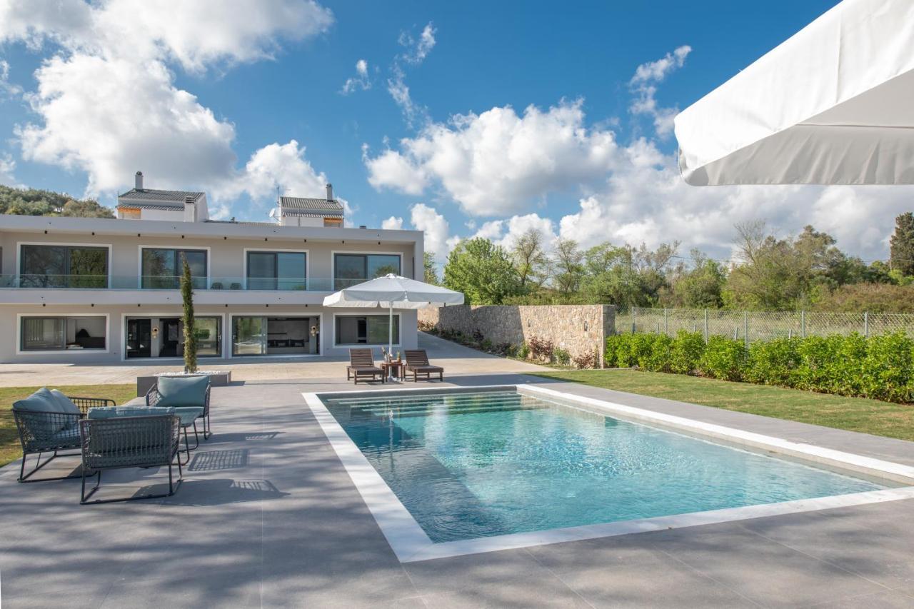 Villa Athos Gouvia Bagian luar foto